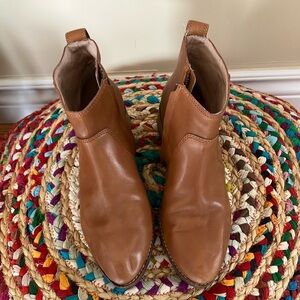 Madewell Tan Leather Boots